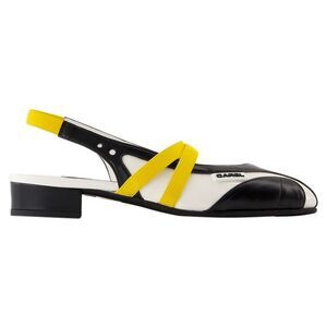 Sling Back Peachy - Carel - Cotton - Black